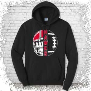 Holley Hawks Football Pullover Hoodie