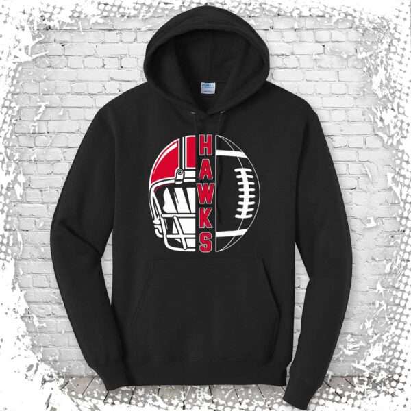 Holley Hawks Football Pullover Hoodie