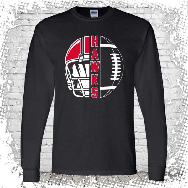 Holley Hawks Football Long Sleeve T-Shirt