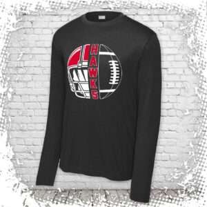Holley Hawks Football Performance Long Sleeve Tee