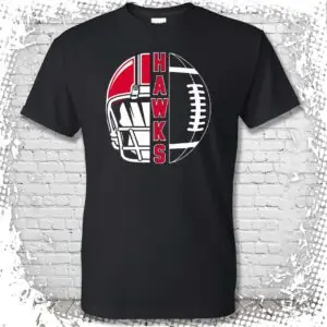 Holley Hawks Football T-Shirt