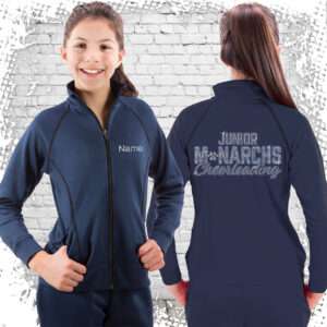 Junior Monarchs Cheer Bling Warm-Up Jacket