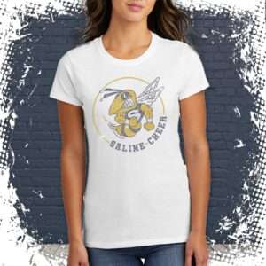 Saline Cheer Bling Ladies T-Shirt