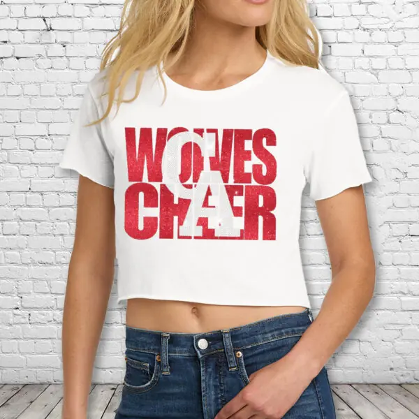 CA Cheer Bling Crop T-Shirt