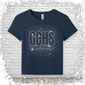 GCHS Cheer Bling Crop Baby T-Shirt