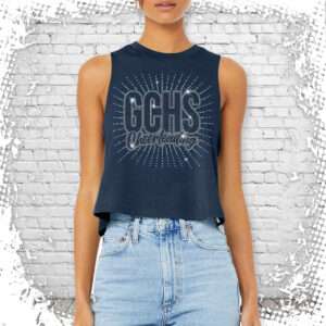 GCHS Cheer Bling Crop Tank