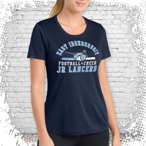 Irondequoit Jr. Lancers Football & Cheer Ladies Performance T-Shirt