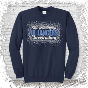 Irondequoit Jr. Lancers Cheer Bling Crewneck