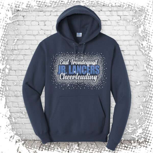 Irondequoit Jr. Lancers Cheer Bling Pullover Hoodie