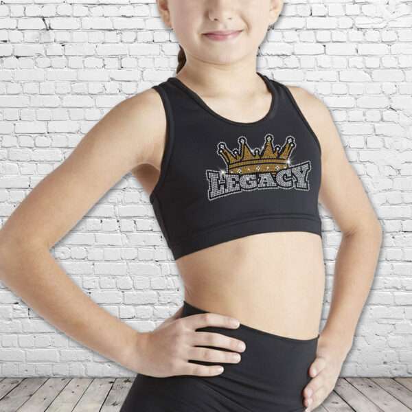 Legacy Cheer Bling Compression Sports Bra