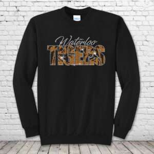 Waterloo Tigers Bling Crewneck