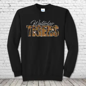Waterloo Tigers Bling Crewneck