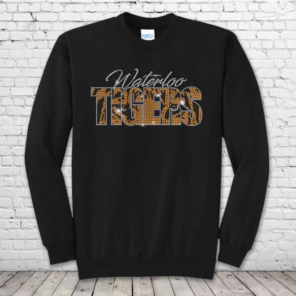 Waterloo Tigers Bling Crewneck