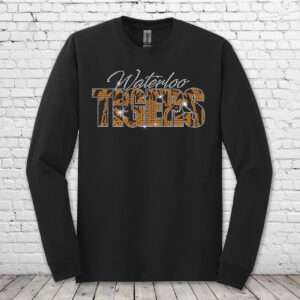 Waterloo Tigers Bling Long Sleeve T-Shirt