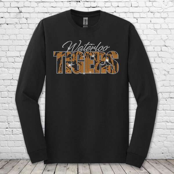 Waterloo Tigers Bling Long Sleeve T-Shirt
