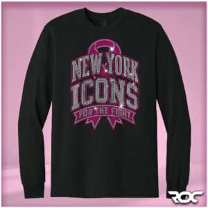 Icons Breast Cancer Awareness Long Sleeve T-Shirt