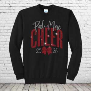 Pal-Mac Cheer 'Bow Bling' Crewneck Sweatshirt