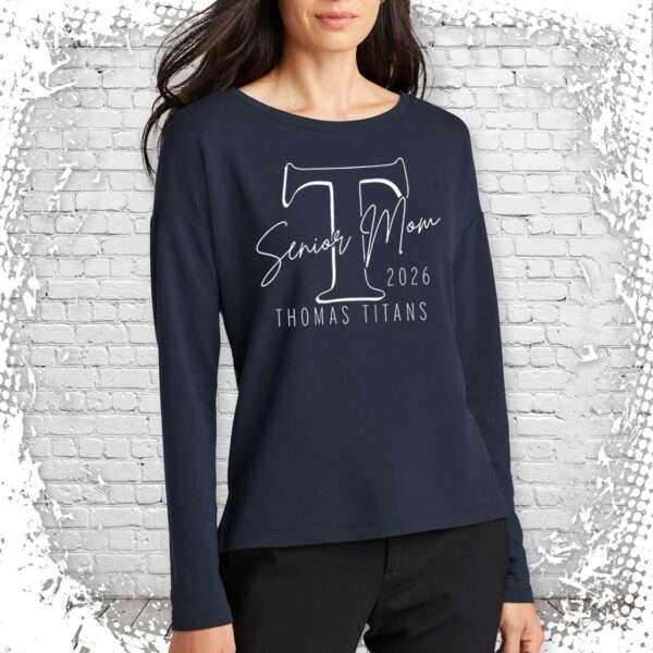 Webster Thomas Senior Moms Drop Shoulder Pullover