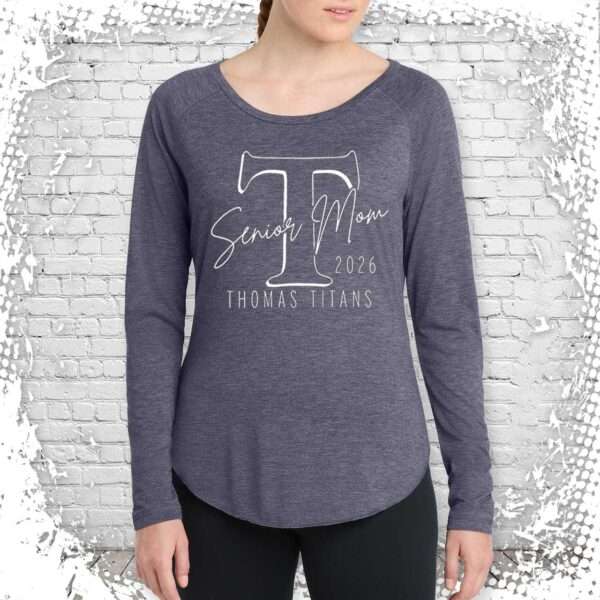 Webster Thomas Senior Moms Heather Ladies Long Sleeve
