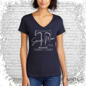 Webster Thomas Senior Moms V-Neck T-Shirt