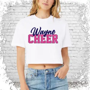 Wayne Cheer Oversized Crop T-Shirt - White