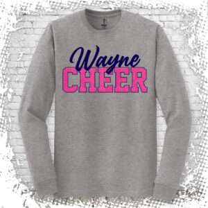 Wayne Cheer Long Sleeve T-Shirt - Gray