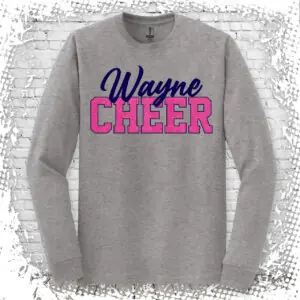 Wayne Cheer Long Sleeve T-Shirt - Gray
