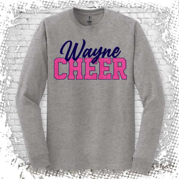 Wayne Cheer Long Sleeve T-Shirt - Gray