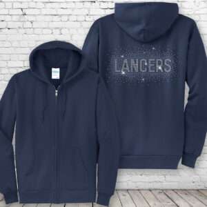 Eastridge Cheer Bling Zip Up Hoodie