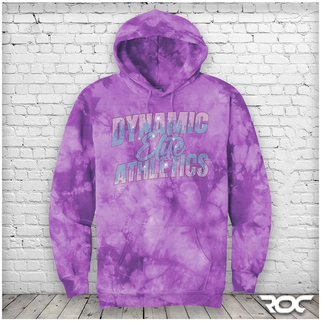Dynamic Elite Bling Tie-Dye Pullover Hoodie