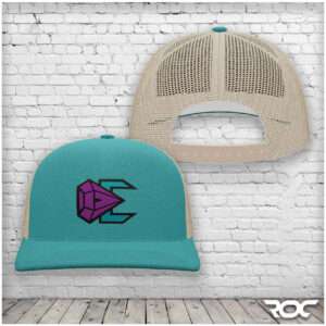 Dynamic Elite Teal Trucker Cap