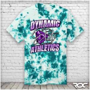 Dynamic Elite Tie-Dye Teal T-Shirt
