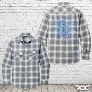 GCHS Cheer Bling Plaid Flannel