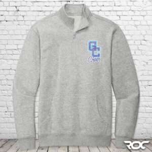 GCHS Cheer Bling 1/4 Zip Sweatshirt
