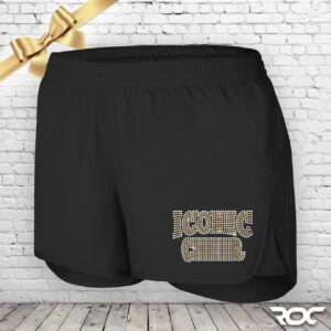 Iconic Cheer Bling Running Shorts
