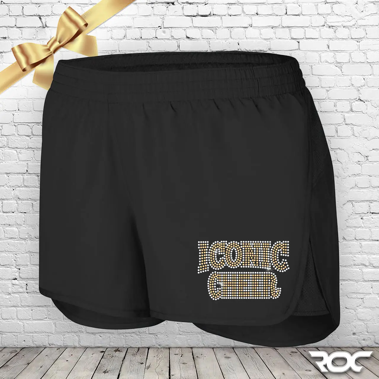 Iconic Cheer Bling Running Shorts