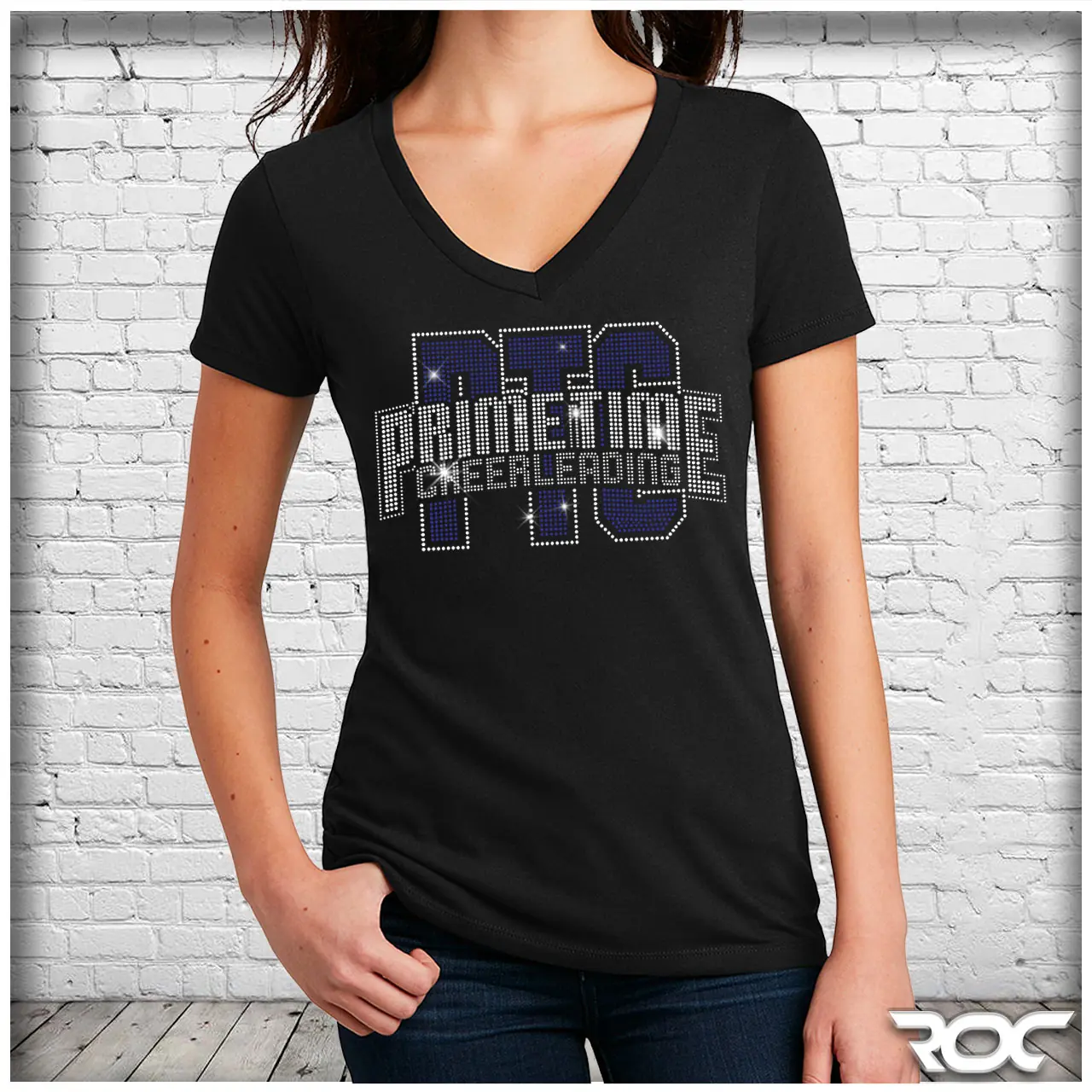PrimeTime Bling Ladies V-Neck T-Shirt