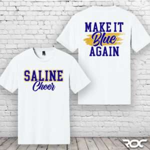 Saline Cheer 'Make it Blue' Soft T-Shirt