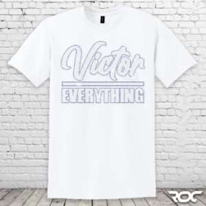 Victor Over Everything Bling T-Shirt - White