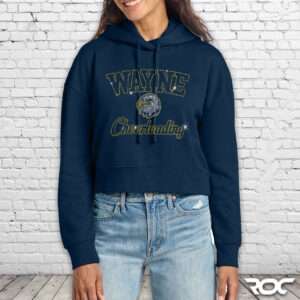 Wayne Cheer Bling Crop Hoodie