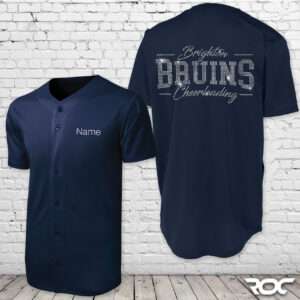 Bruins Cheer Bling Baseball Jersey