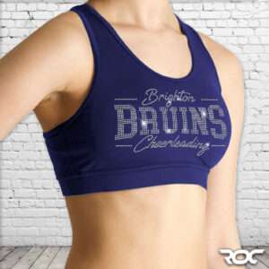 Bruins Cheer Bling Sports Bra
