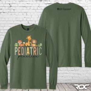 Golisano Pediatric Practice Long Sleeve T-Shirt - Military Green