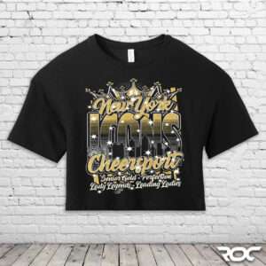 Icons Cheersport Oversized Crop T-Shirt
