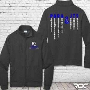 Paraprofessional Union Fleece Zip Sweatshirt - Gray