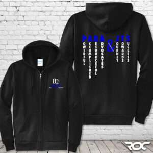 Paraprofessional Union Zip-Up Hoodie - Black