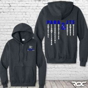 Paraprofessional Union Zip-Up Hoodie - Gray