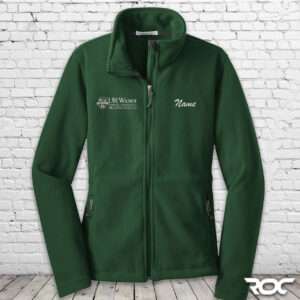 Myers Cancer Center Fleece Jacket - Forest Green
