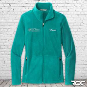 Myers Cancer Center Microfleece Jacket - Teal