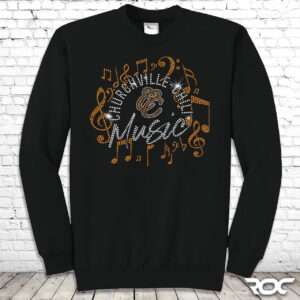 Churchville Chili Music Bling Crewneck Sweatshirt
